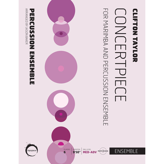 Concertpiece for Marimba and Percussion Ensemble - by Clifton Taylor; arr. Jason Baker - TSPCE18-009