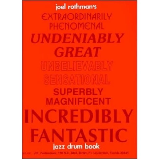 Jazz Drum Book - by Joel Rothman - JRP22