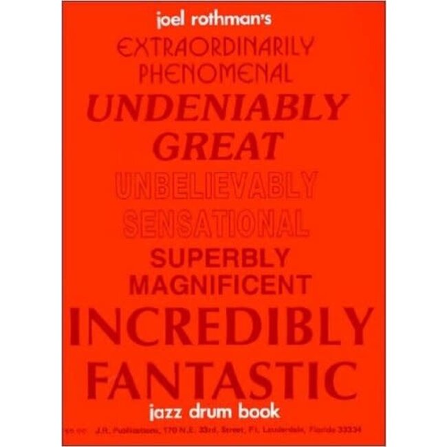 Jazz Drum Book - by Joel Rothman - JRP22