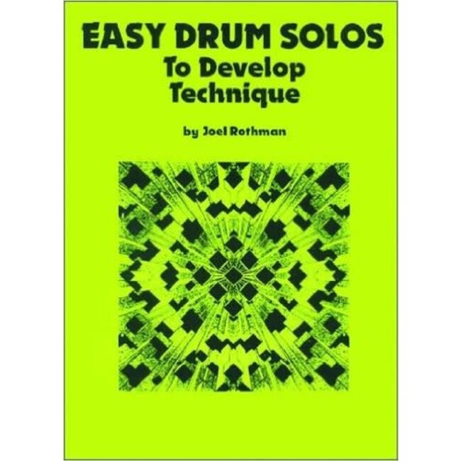 Easy Drum Solos To Develop Technique - by Joel Rothman - JRP34