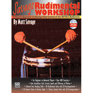 Alfred Publishing Co. Savage Rudimental Workshop - by Matt Savage - 00-0465B