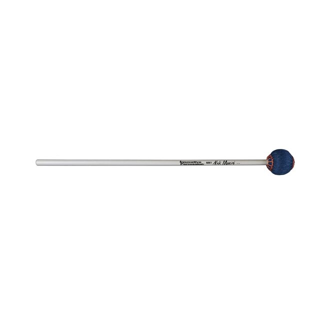 Innovative Percussion - NM1 - Nick Mancini Model / Medium Hard Vibraphone Mallets - Sage Green Cord - Rattan