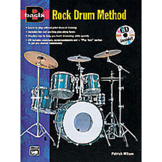 Alfred Publishing Co. Basix®: Rock Drum Method - by Patrick Wilson - 00-16766