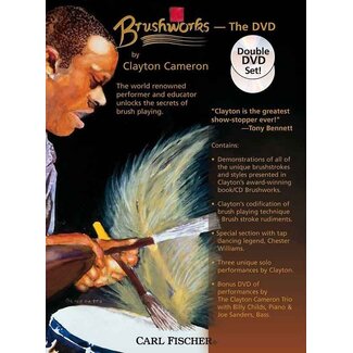 Carl Fischer Music Brushworks - The DVD (Double DVD Set) - by Clayton Cameron