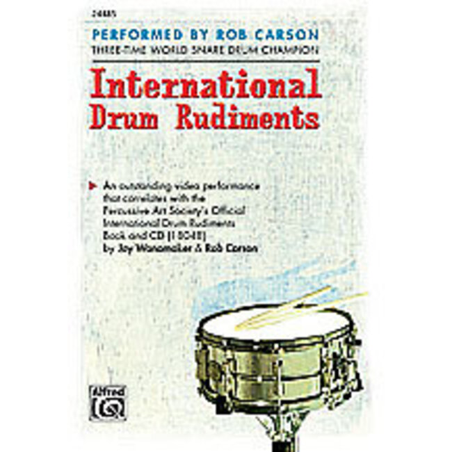 International Drum Rudiments - by Rob Carson and Jay Wanamaker - 00-18048