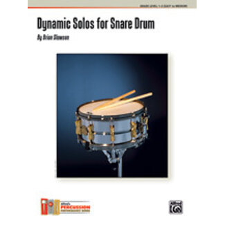 Alfred Publishing Co. Dynamic Solos for Snare Drum - by Brian Slawson - 00-37481