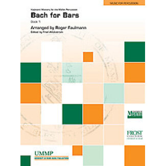 Alfred Publishing Co. Bach for Bars, Book 1 - by [Johann Sebastian Bach] / arr. Roger Faulmann / ed. Fred Wickstrom - 82-34648