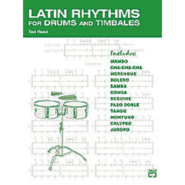 Latin Rhythms for Drums and Timbales - by Ted Reed - 00-17312