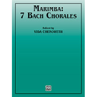 Alfred Publishing Co. Marimba: 7 Bach Chorales - by Johann Sebastian Bach / ed. Vida Chenoweth - 00-EL03861