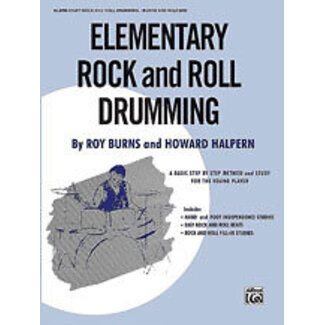 Alfred Publishing Co. Elementary Rock and Roll Drumming - by Roy Burns and Howard Halpern - 00-HAB00111