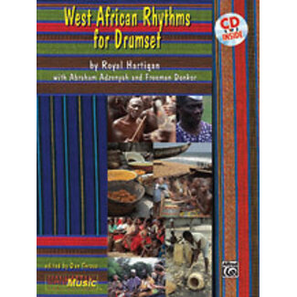 Alfred Publishing Co. West-African Rhythms for Drumset - by Royal Hartigan / ed. Dan Thress - 00-MMBK0057CD