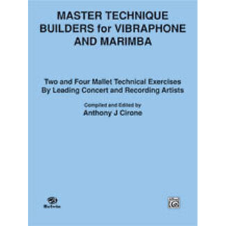Alfred Publishing Co. Master Technique Builders for Vibraphone and Marimba - by Anthony J. Cirone - 00-EL03209