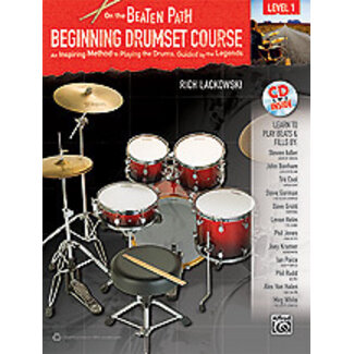 Alfred Publishing Co. On the Beaten Path: Beginning Drumset Course, Level 1 - by Rich Lackowski - 00-33245