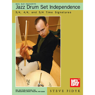 Mel Bay Jazz Drum Set Independence - by Steve Fidyk - 21357