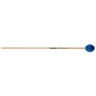 Innovative Percussion Innovative Percussion - WU5C - Hard Concerto Marimba Mallets - Electric Blue Bamboo Cord - Birch
