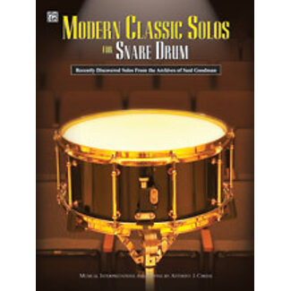 Alfred Publishing Co. Modern Classic Solos for Snare Drum - by Saul Goodman / musical interpretations and editing by Anthony J. Cirone - 00-0586B