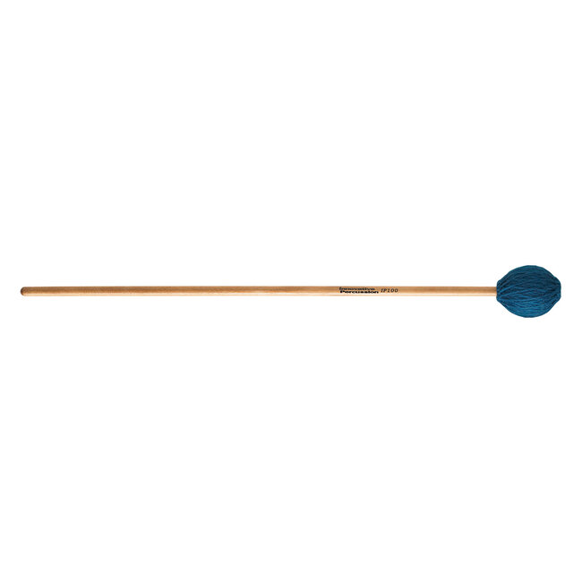 Innovative Percussion - IP100 - Soft Marimba Mallets - Teal Yarn - Birch