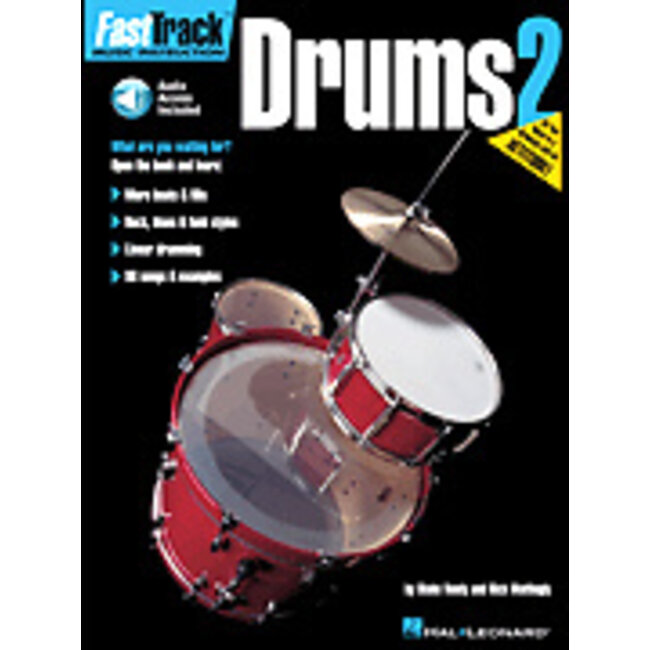 FastTrack Drums Method - Book 2 - by Blake Neely and Rich Mattingly - HL00697295