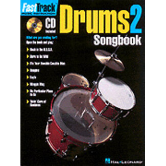 Hal Leonard FastTrack Drums Songbook 1 - Level 2 - by Various - HL00697299