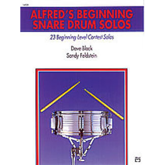 Alfred Publishing Co. Alfred's Beginning Snare Drum Solos - by Dave Black and Sandy Feldstein - 00-16928