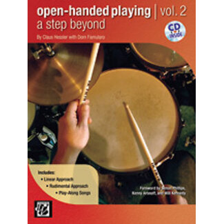 Alfred Publishing Co. Open-Handed Playing, Volume 2 - by Claus Hessler with Dom Famularo - 00-38832