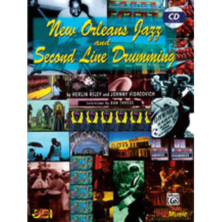 Alfred Publishing Co. New Orleans Jazz and Second Line Drumming - by Herlin Riley and Johnny Vidacovich - 00-MMBK0043CD