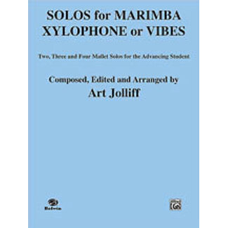 Alfred Publishing Co. Solos for Marimba, Xylophone or Vibes - by Art Jolliff - 00-EL03200