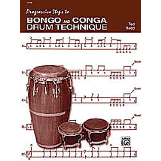 Alfred Publishing Co. Progressive Steps to Bongo and Conga Drum Technique - by Ted Reed - 00-17316