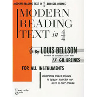 Alfred Publishing Co. Modern Reading Text in 4/4 - by Louis Bellson and Gil Breines - 00-HAB00003