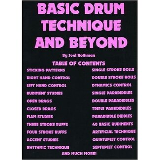 Joel Rothman Basic Drum Technique and Beyond - by Joel Rothman - JRP37