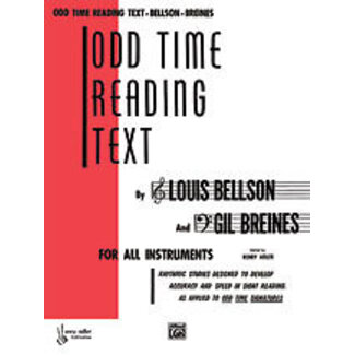 Alfred Publishing Co. Odd Time Reading Text - by Louis Bellson and Gil Breines - 00-HAB00109