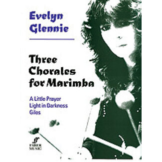 Alfred Publishing Co. Three Chorales for Marimba - by Evelyn Glennie - 12-0571515193