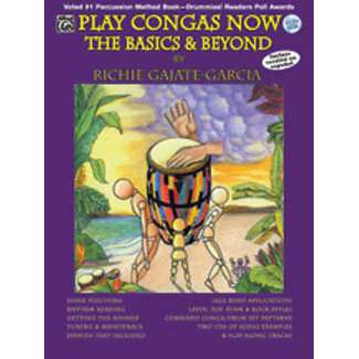 Alfred Publishing Co. Play Congas Now: The Basics & Beyond - by Richie Gajate-Garcia - 00-0434B