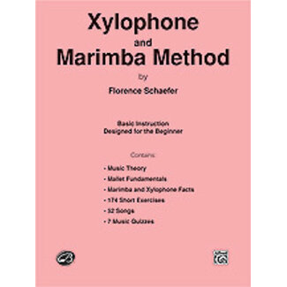 Alfred Publishing Co. Xylophone and Marimba Method - by Florence Shaefer - 00-HAB00031