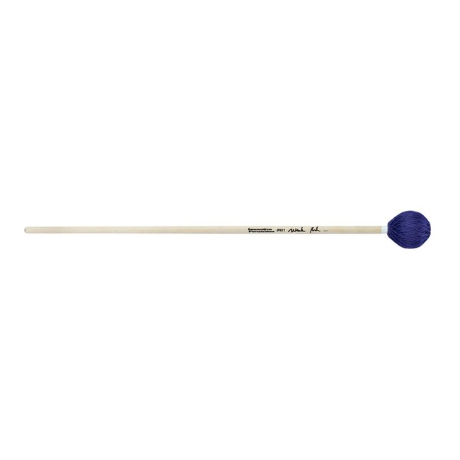 Innovative Percussion - IP821 - Medium - Clear Articulation Rhapsody Marimba Mallets - Purple Yarn - Birch