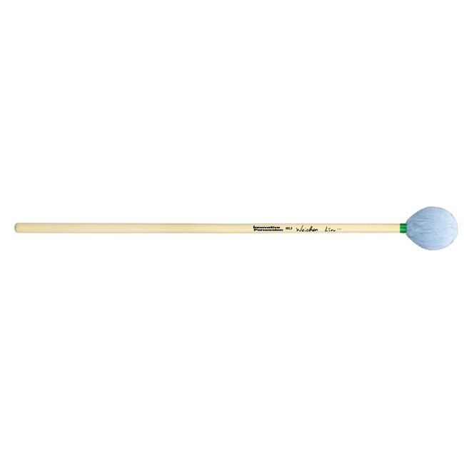 Innovative Percussion - WL3 - Medium Soft Marimba Mallets - Sky Blue Yarn - Rattan
