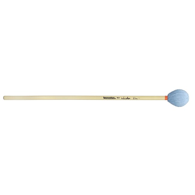 Innovative Percussion - WL5 - Medium Hard Marimba Mallets - Sky Blue Yarn - Rattan
