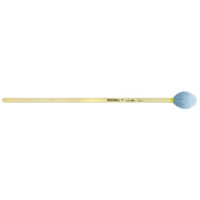 Innovative Percussion - WL6 - Hard Marimba Mallets - Sky Blue Yarn - Rattan