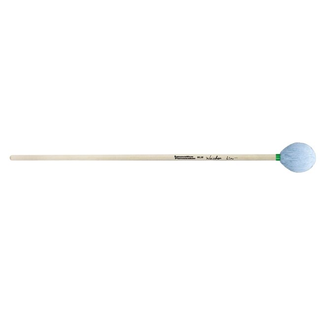 Innovative Percussion - WL3B - Medium Soft Marimba Mallets - Sky Blue Yarn - Birch
