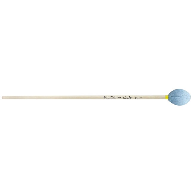 Innovative Percussion - WL6B - Hard Marimba Mallets - Sky Blue Yarn - Birch