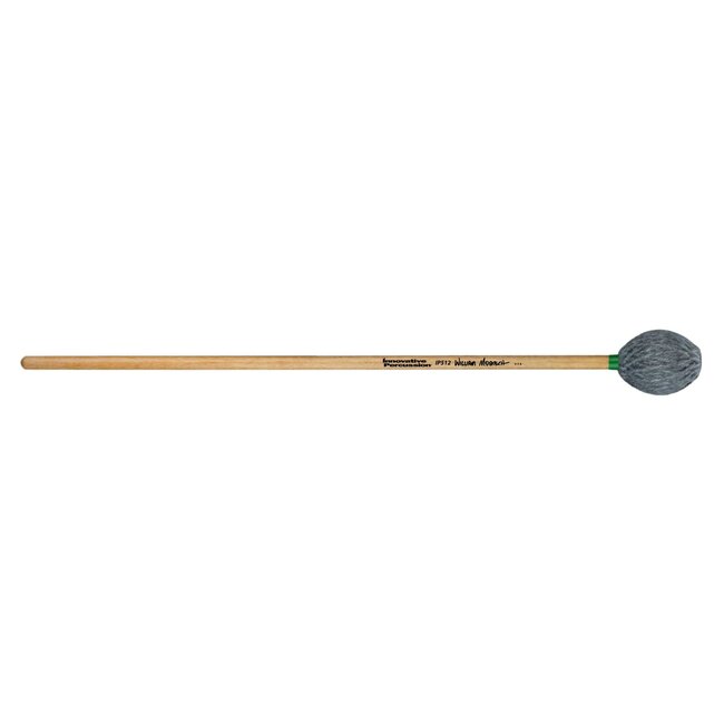 Innovative Percussion - IP512 - Medium Soft Marimba Mallets - Heather Gray Yarn - Birch