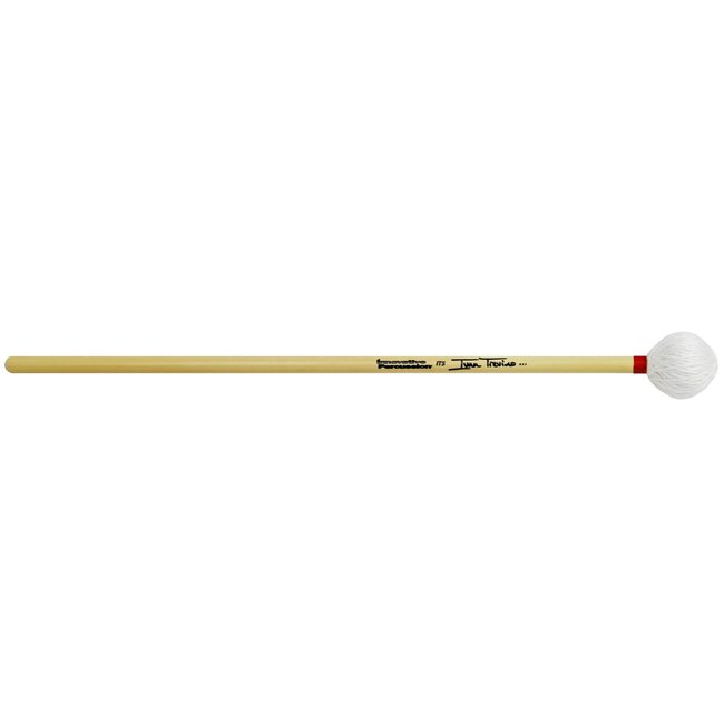 Innovative Percussion - IT5 - Medium Bright Marimba Mallets - White Cord - Rattan