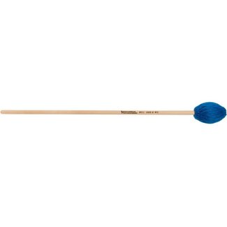 Innovative Percussion Innovative Percussion - WU1 - Soft Marimba Mallets - Electric Blue Yarn - Birch