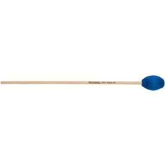 Innovative Percussion Innovative Percussion - WU2 - Medium Soft Marimba Mallets - Electric Blue Yarn - Birch