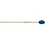 Innovative Percussion - WU2 - Medium Soft Marimba Mallets - Electric Blue Yarn - Birch