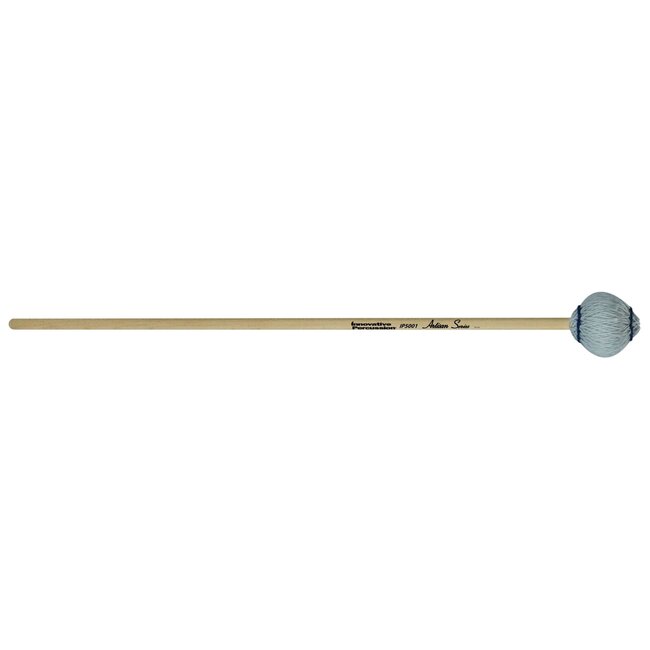 Innovative Percussion - IP5001 - Soft Marimba Mallets - Light Gray Yarn - Cedar