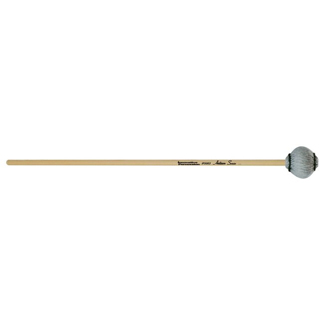 Innovative Percussion - IP5003 - Medium Marimba Mallets - Light Gray Yarn - Cedar