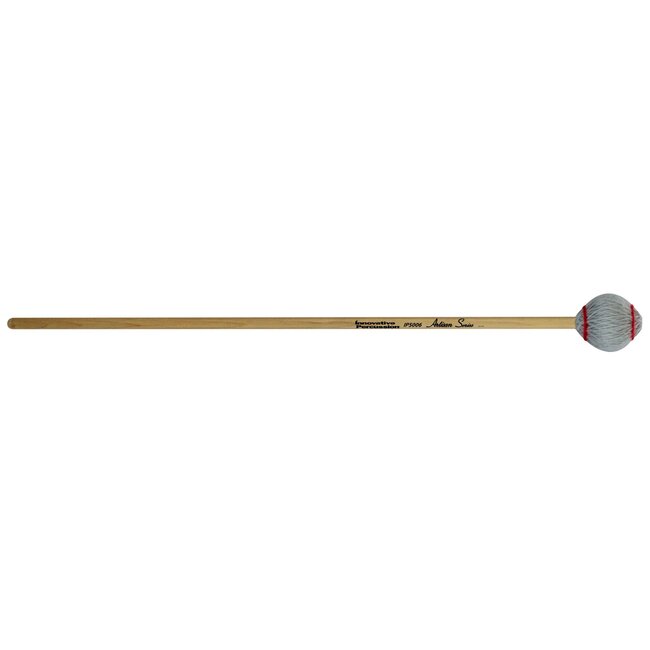 Innovative Percussion - IP5006 - Very Hard Marimba Mallets - Light Gray Yarn - Cedar