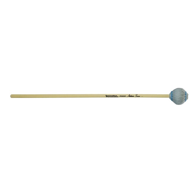 Innovative Percussion - IP5005R - Hard Marimba Mallets - Light Gray Yarn - Rattan