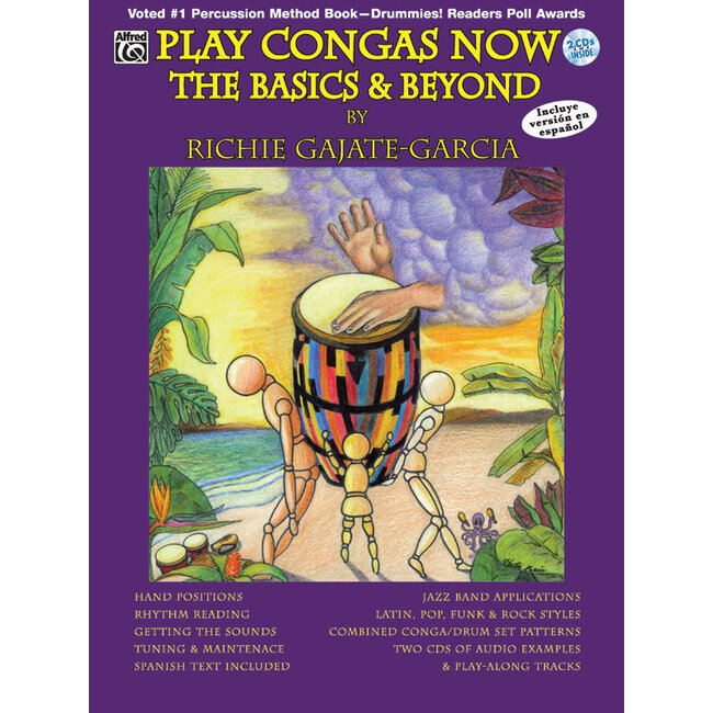 Play Congas Now: The Basics & Beyond - by Richie Gajate-Garcia - 00-0434B